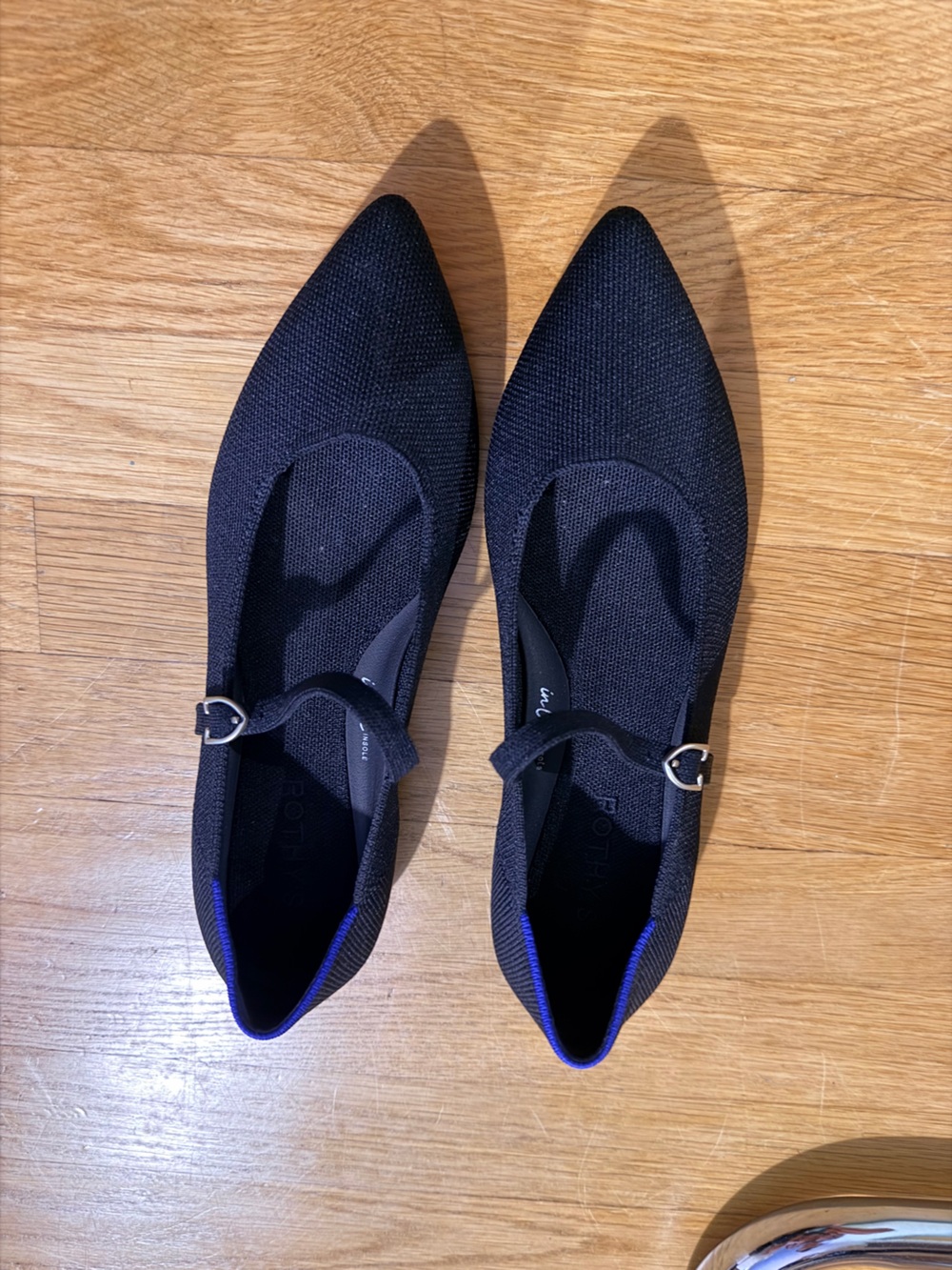Rothy’s Black Mary Jane Knit Flats (worn once!)